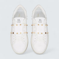 Valentino Garavani Calfskin Rockstud Untitled Sneaker 'White'