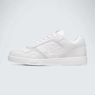 B27 Uptown Low-Top Sneaker ’White Grained Calfskin and White Dior Gravity Leather’