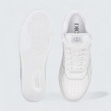 B27 Uptown Low-Top Sneaker ’White Grained Calfskin and White Dior Gravity Leather’