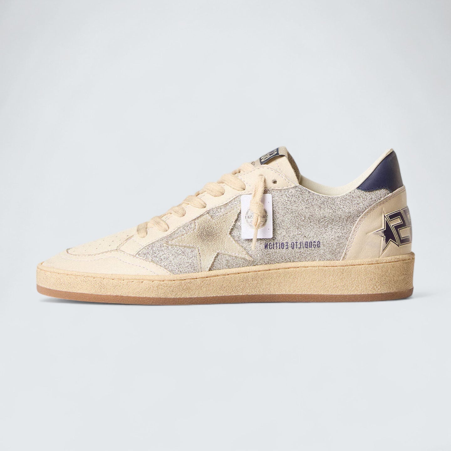 Ball Star LTD 'Swarovski Crystals and Leather with White Suede Star'