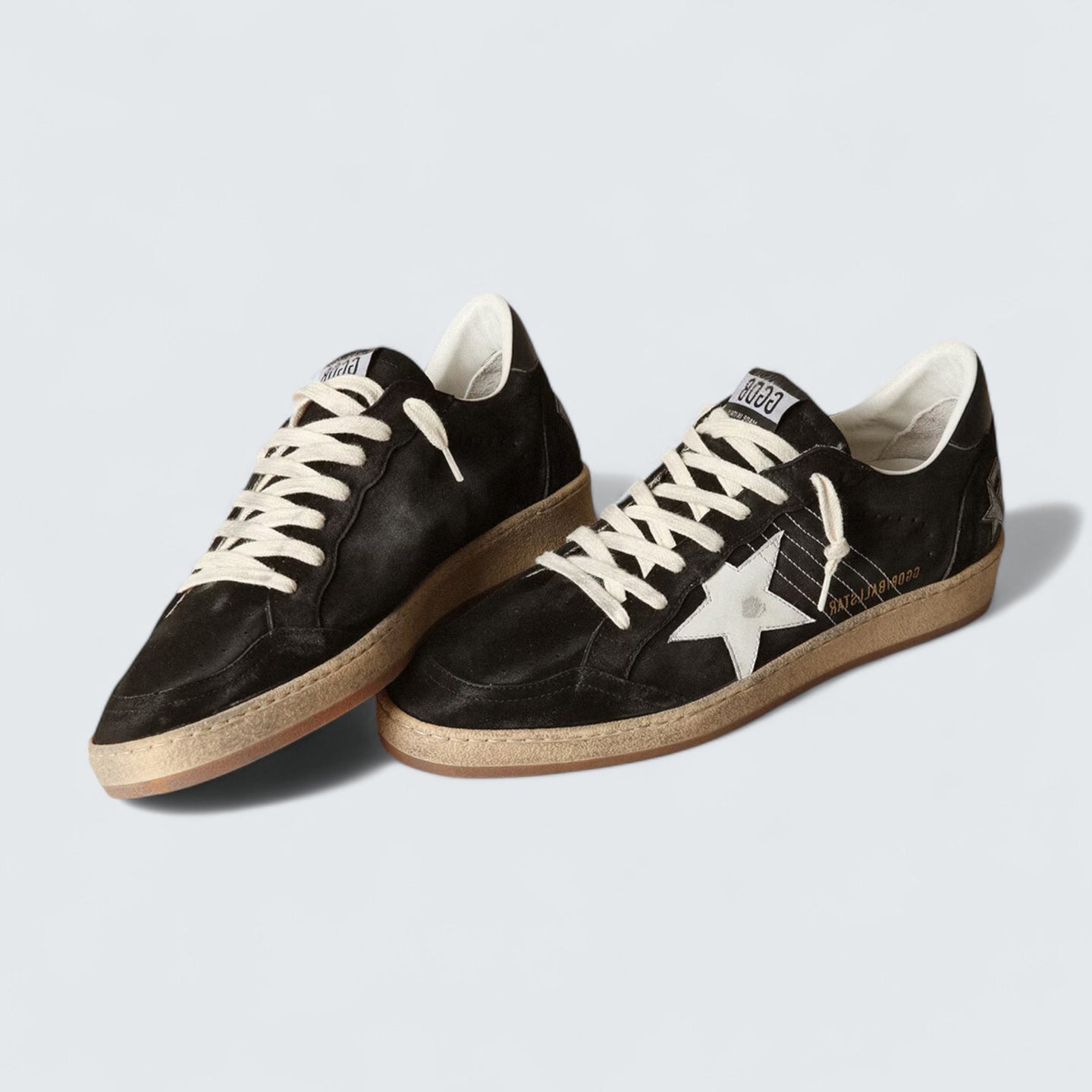 Ball Star 'Black Suede with White Leather Star'