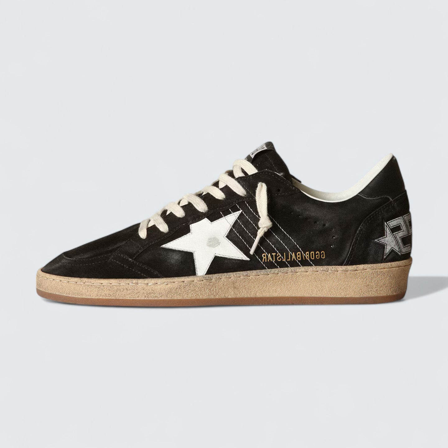 Ball Star 'Black Suede with White Leather Star'