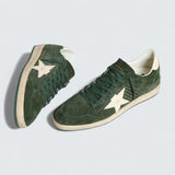 Ball Star 'Green Suede with White Leather Star and Heel Tab'