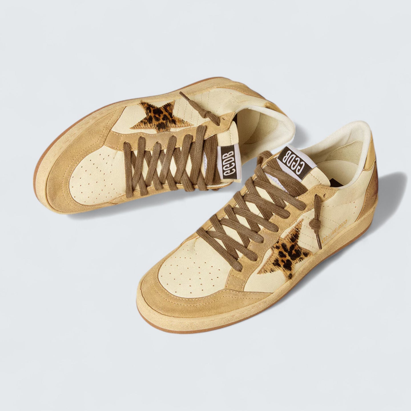Ball Star 'Nappa and Suede with Pony Skin Star and Metallic Heel Tab'