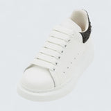 Oversized Sneaker in White Jet Black