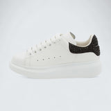 Oversized Sneaker in White Jet Black