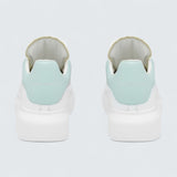 Oversized Sneaker in White Mint