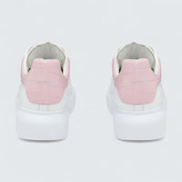 Oversized Sneaker in White Pink