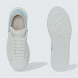 Oversized Sneaker in White Powder Blue
