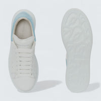 Oversized Sneaker in White Powder Blue