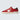 Super-Star LTD 'Red Nubuck with Silver Leather Star and Black Glitter Heel Tab'