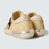 Super-Star LTD 'Suede with Glitter Star and Leather Heel Tab'