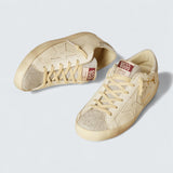 Super-Star LTD 'White Leather with Swarovski Micro-Crystal Inserts'