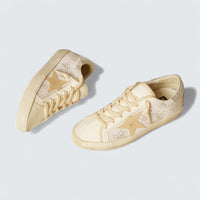 Super-Star LTD 'Swarovski Crystals and Smoke Gray Leather Star'