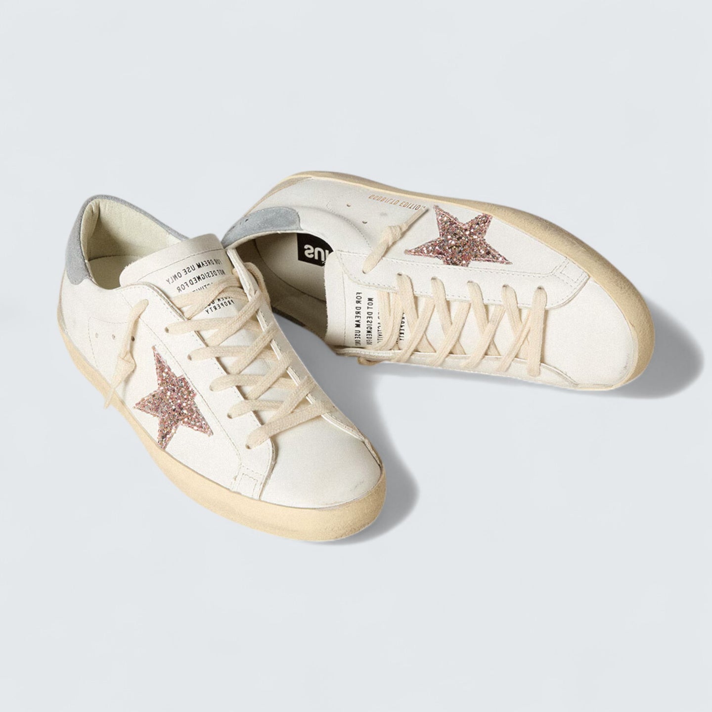 Super-Star LTD 'Multicolor Glitter Star and Suede Heel Tab'