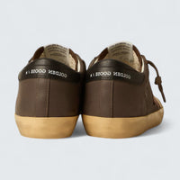 Super-Star Penstar LTD 'Brown Leather with Pink Suede Star'