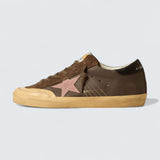 Super-Star Penstar LTD 'Brown Leather with Pink Suede Star'