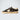 Super-Star 'Black Glitter and Nappa with Cream Leather Star and Heel Tab'