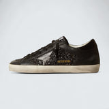 Super-Star 'Black Nappa and Glitter with Glossy Black Leather Star'