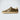 Super-Star 'Military Green Suede with Silver Glitter Star and Cream Leather Heel Tab'