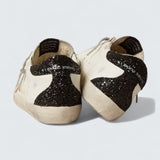 Super-Star 'Gold Glitter Star and Black Glitter Heel Tab'