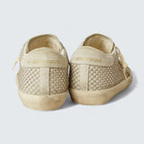 Super-Star 'Gray Suede with Swarovski Crystal Mesh'