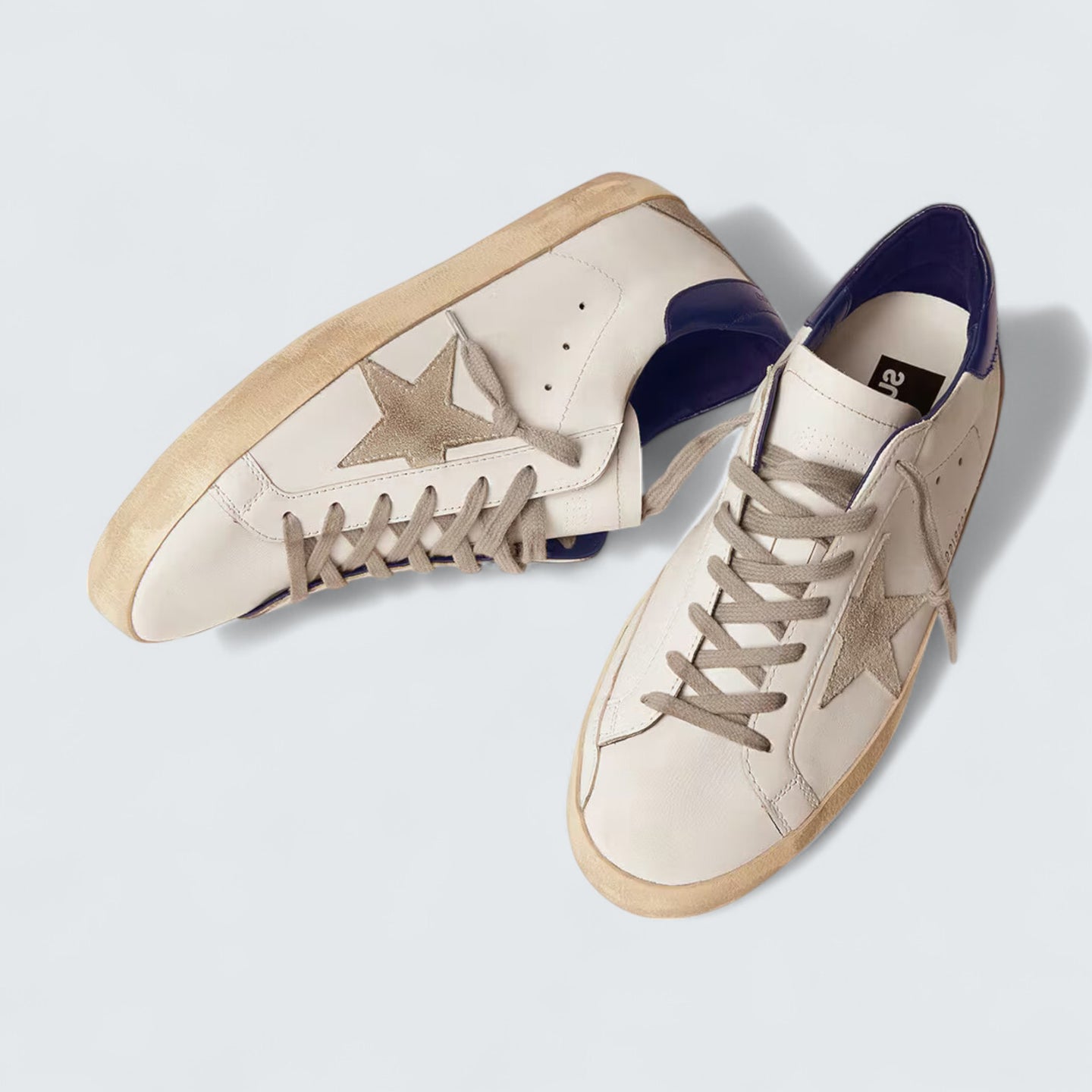 Super-Star 'Suede Star and Blue Heel Tab'