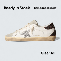 Super-Star 'Silver Star & Brown Glitter Heel'