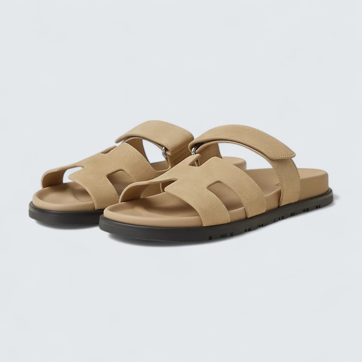 Chypre Sandals 'Beige Lin'