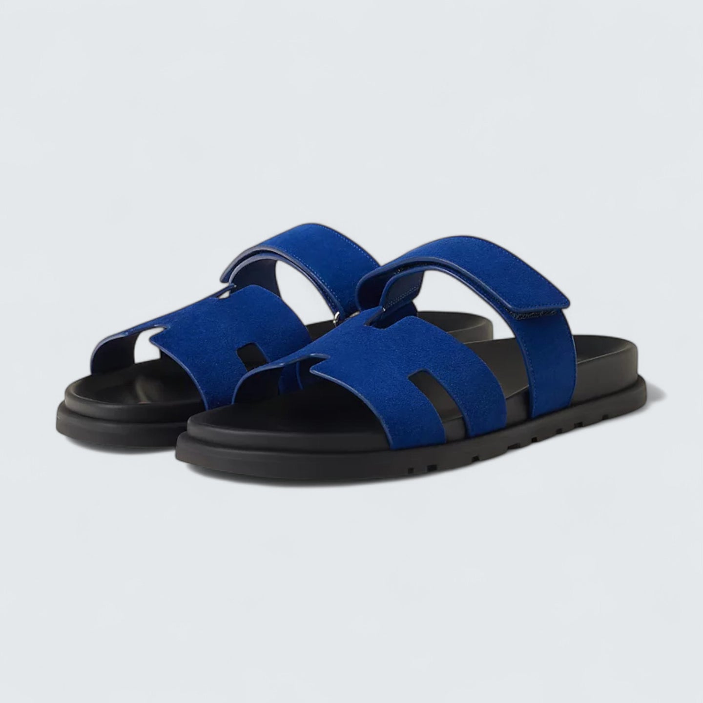 Chypre Sandals 'Bleu Smalt'