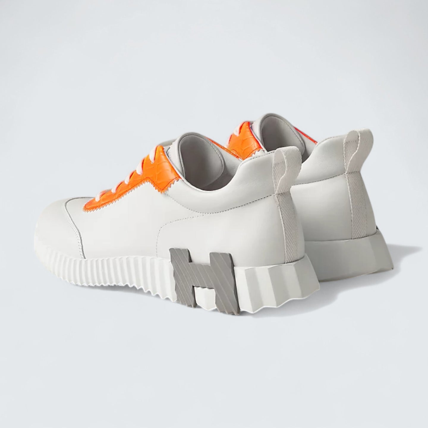 Bouncing 'Blanc Orange Fluo'