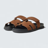 Chypre Sandals 'Brun Fumé'