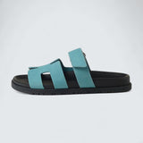 Chypre Sandals 'Bleu Minéral'9