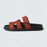 Chypre Sandals 'Orange Canyon'