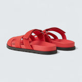 Chypre Sandals 'Rose Vermillon'