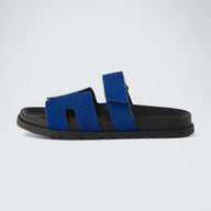 Chypre Sandals 'Bleu Smalt'