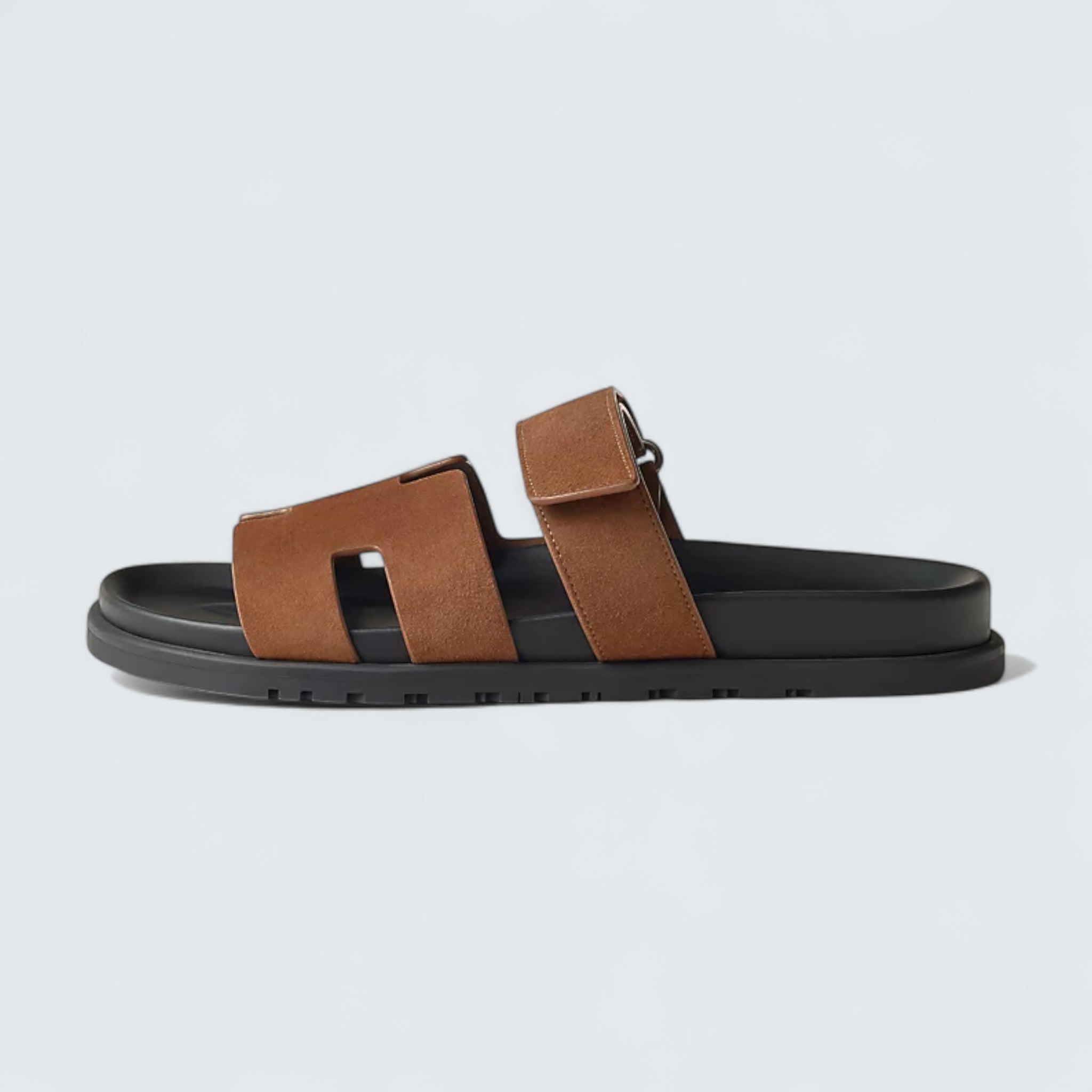 Chypre Sandals 'Brun Fumé'
