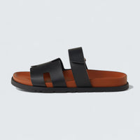 Chypre Sandals 'Noir / Naturel'