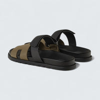 Chypre Sandals 'Vert Toundra / Noir'