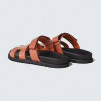 Chypre Sandals 'Rose Bois De Santal / Rouge De Turin'