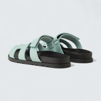 Chypre Sandals 'Bleu Cristaux'