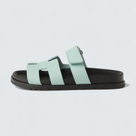 Chypre Sandals 'Bleu Cristaux'