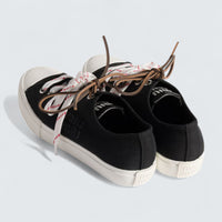 Washed Denim Sneakers 'Black'