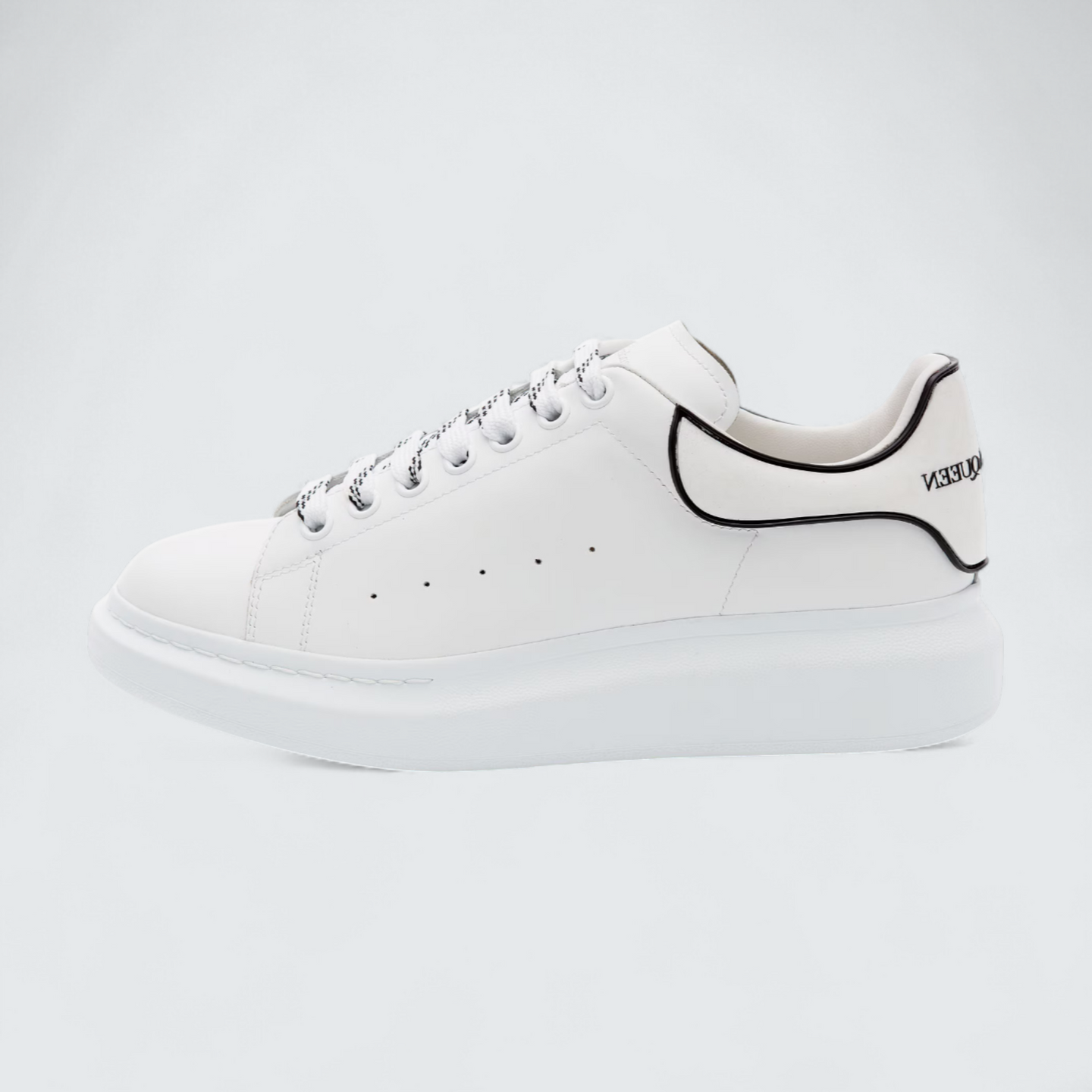 Oversized Sneaker in White/Black