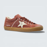 Super-Star ‘Red Suede with White Leather Star and Gum Sole’