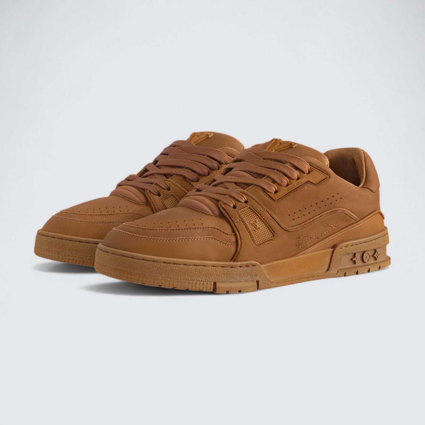 LV Trainer Distressed Sneaker 'Cognac'