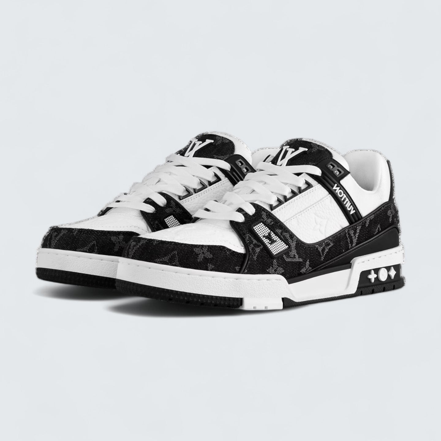LV Trainer Sneaker 'Black Monogram Denim'
