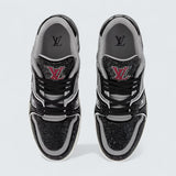 LV Trainer Sneaker 'Grey Rhinestones'