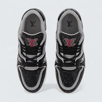 LV Trainer Sneaker 'Grey Rhinestones'