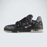 LV Trainer Sneaker 'Black Monogram Denim'